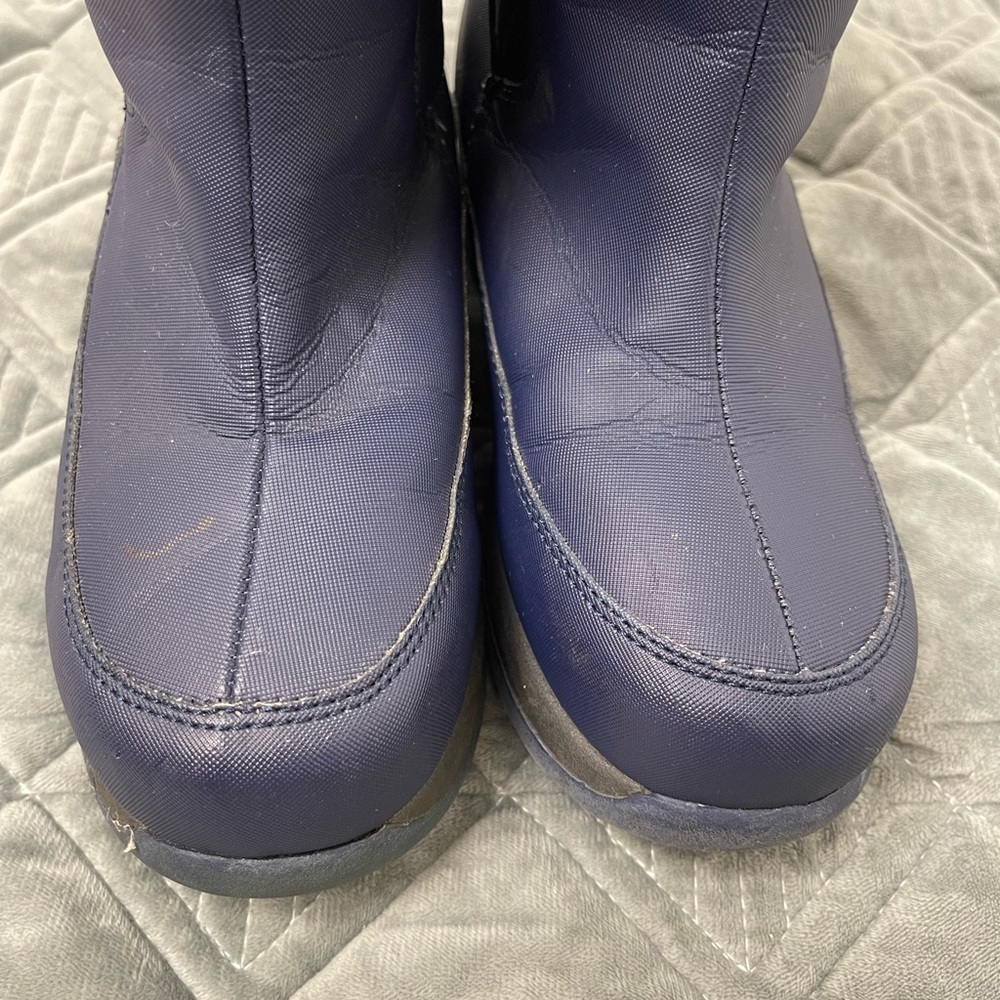Land’s End Boys Navy Snow/Winter Boots Size 3M - Picture 2 of 10